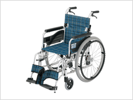 アルミ合金製・自走式便利な車椅子